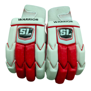 sl professional cricket batting gloves in red color