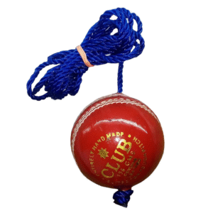 sl red leather practice hanging cricket ball and knocking cricket ball with rope for practice