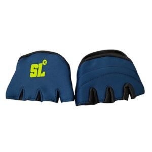 sl finger cut cricket fielding gloves, navy blue, men's size