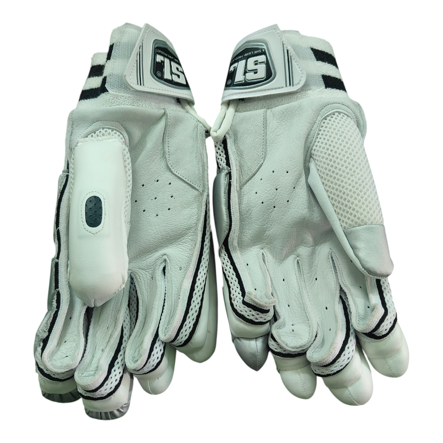 sl special edition cricket batting gloves black and silver sl special edition cricket batting gloves black and silver